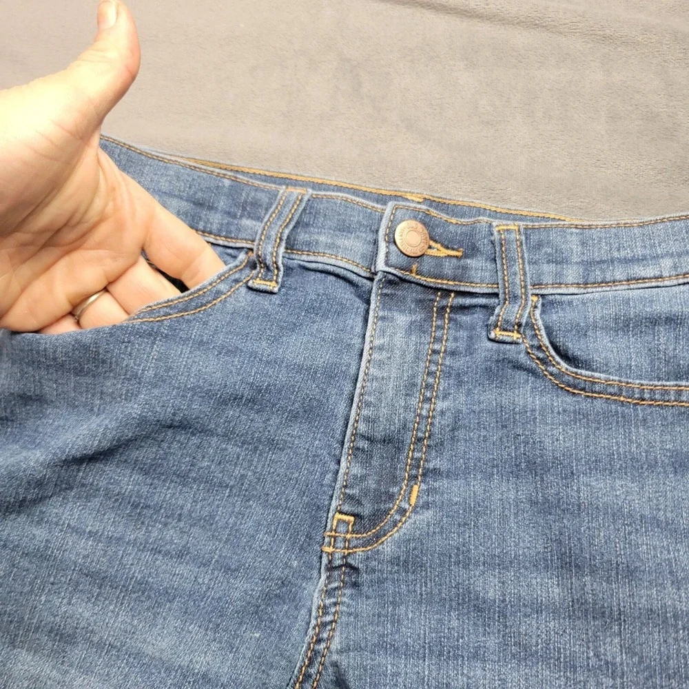 Old Navy Girls Denim Shorts Size 12 Frayed Hem Stretchy Jeans